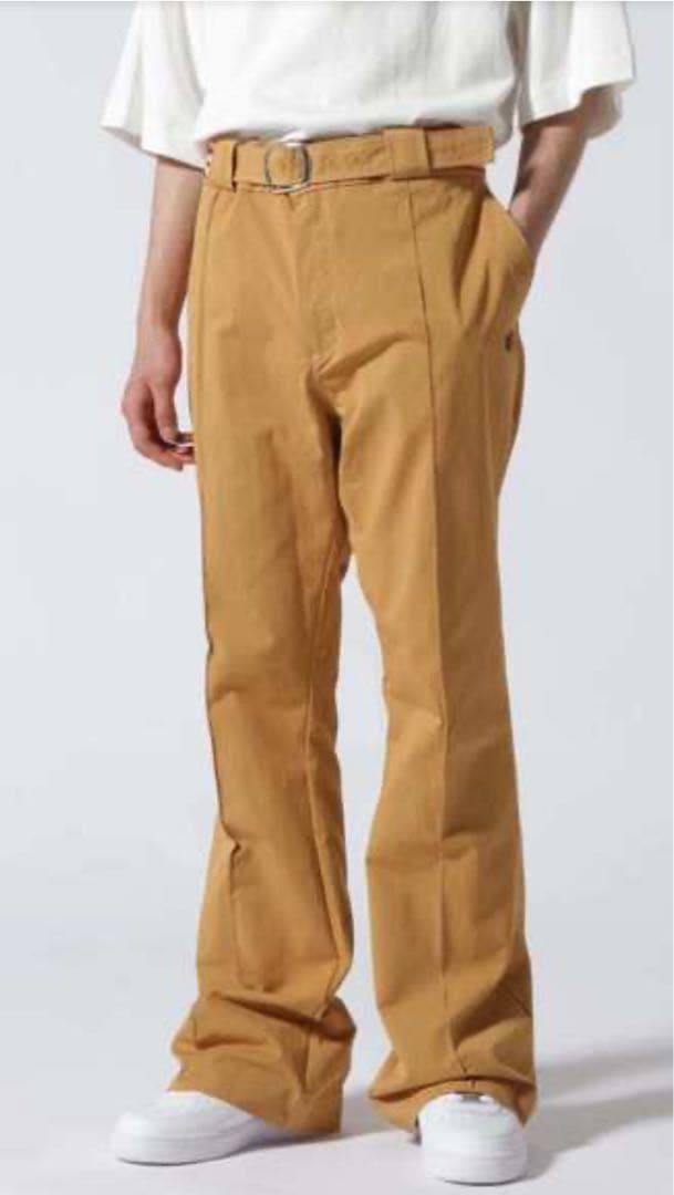 【新品タグ付】限定廃盤 アディダス×ウェールズボナー コラボチノパン ベルト付M