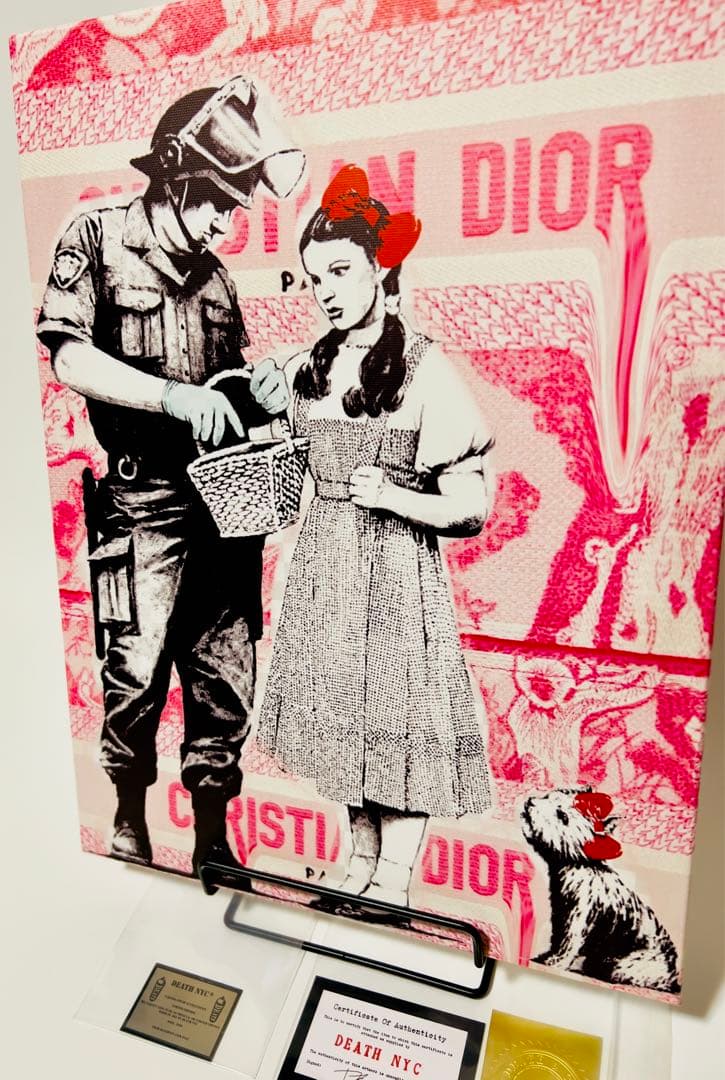 DEATH NYC キャンバスボードタイプ 【認定メタルプレート付き 】激レア