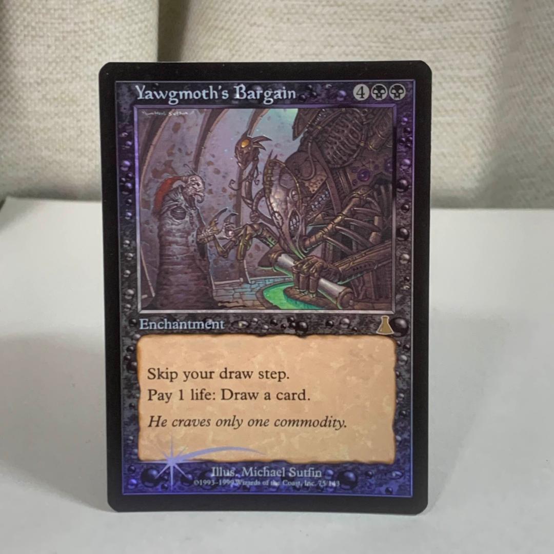 【Foil】ヨーグモスの取り引き/Yawgmoth's Bargain 英語1枚