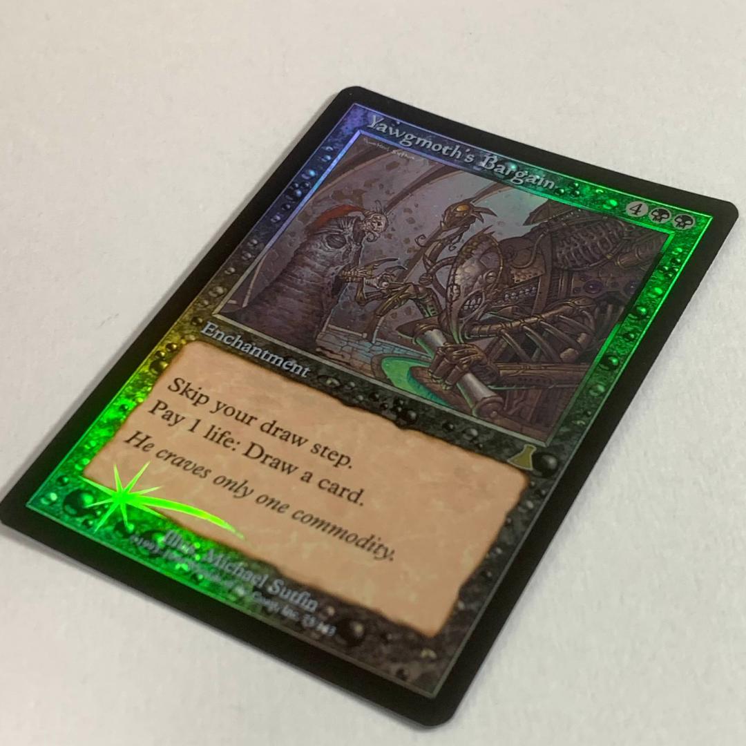 【Foil】ヨーグモスの取り引き/Yawgmoth's Bargain 英語1枚