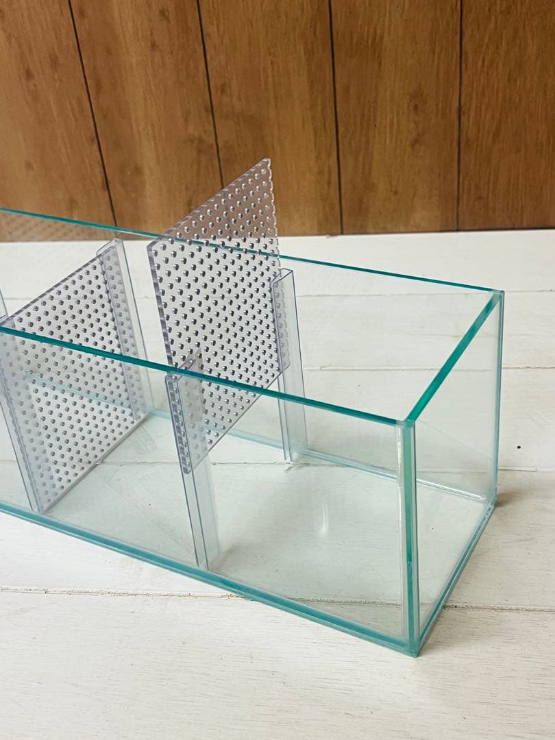 ラスト1台　超特注900×135×150㎜　7室水槽 クリアシリコン 未使用品