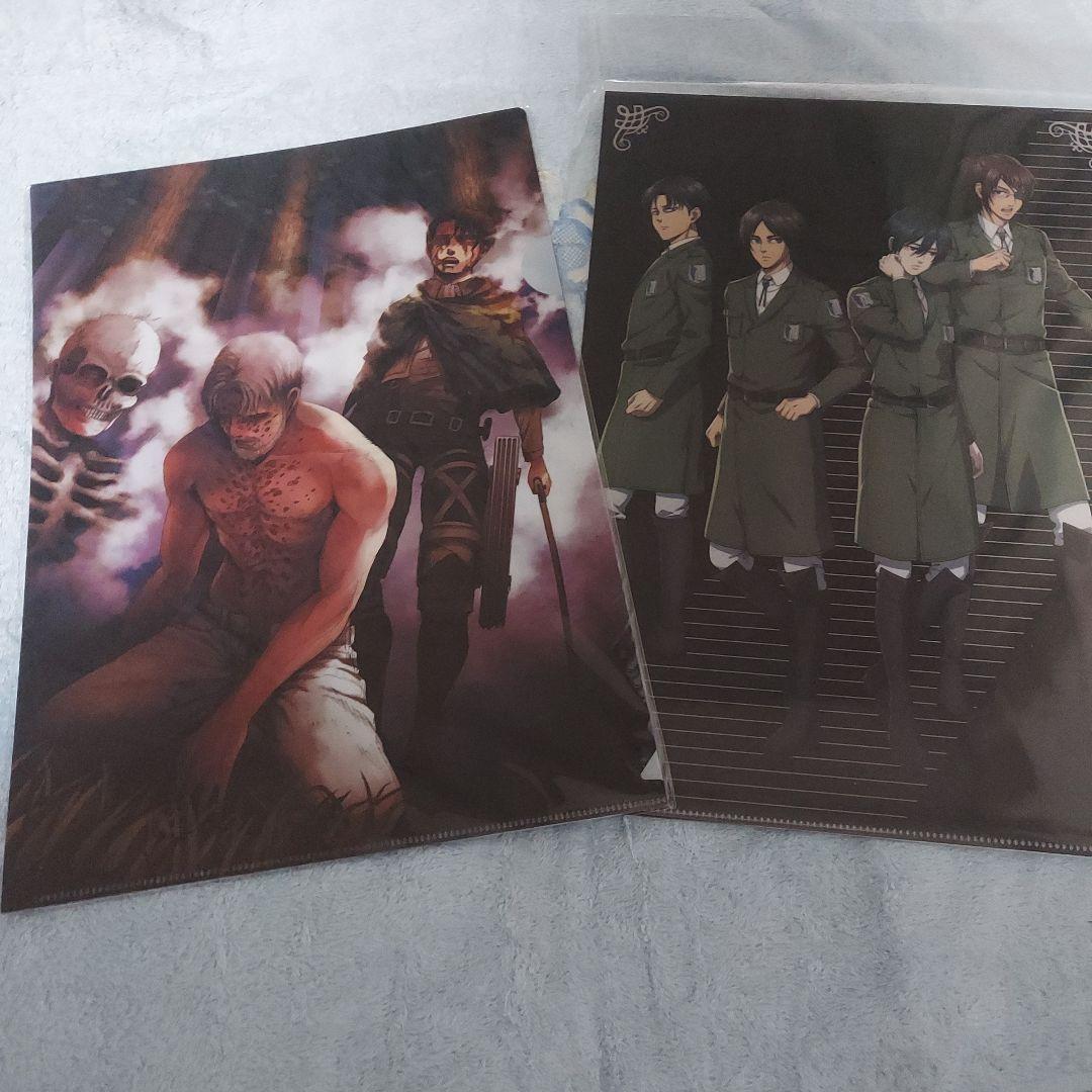 進撃の巨人　クリアファイル　進撃の巨人展FINAL