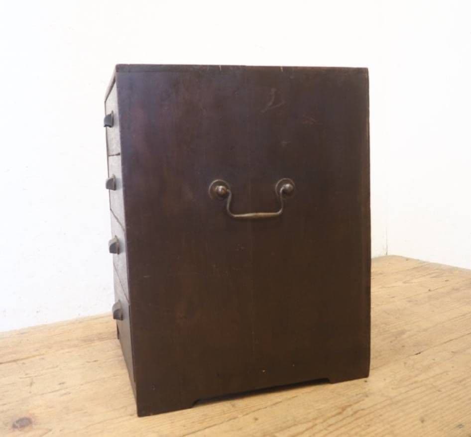 1007 ヴィンテージ　小引き出し　収納棚　陳列台　チェスト　書類ケース　レトロ