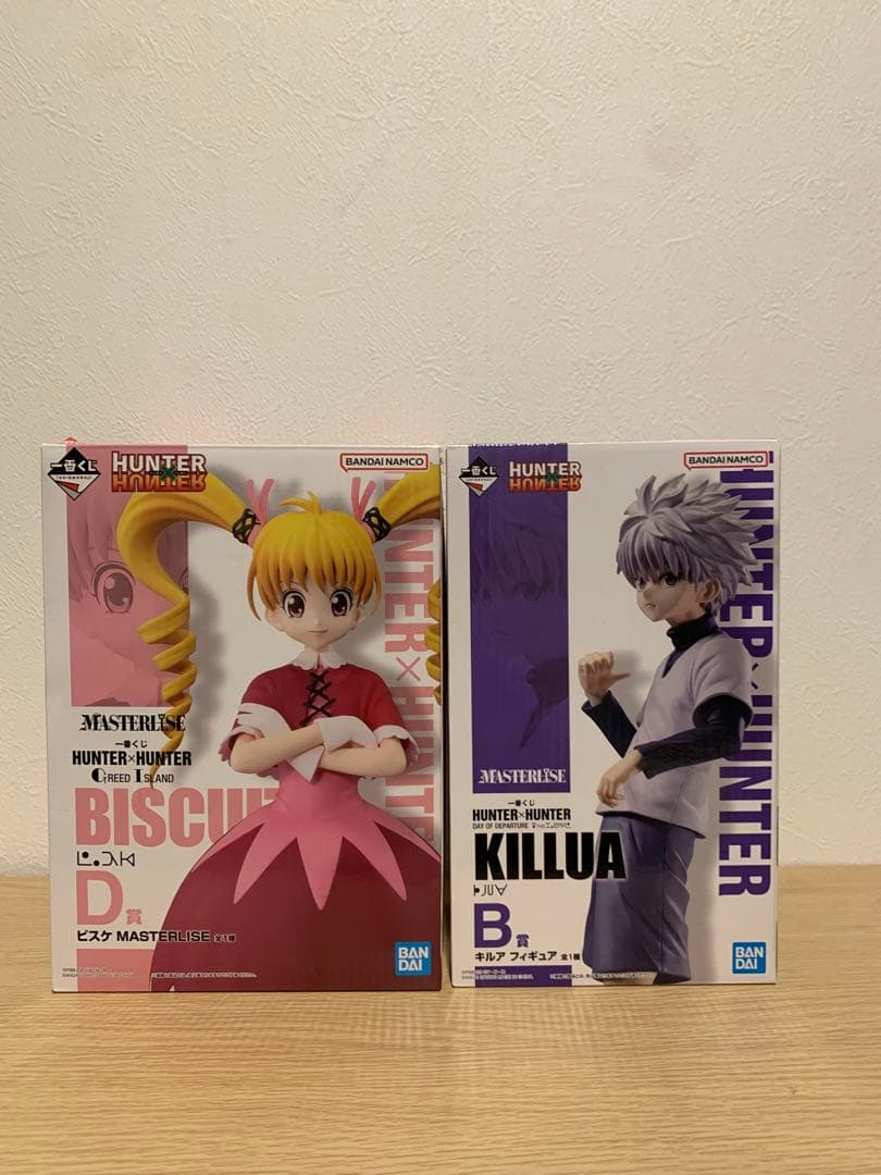 HUNTER×HUNTER 一番くじ D賞 ビスケ、B賞 キルア