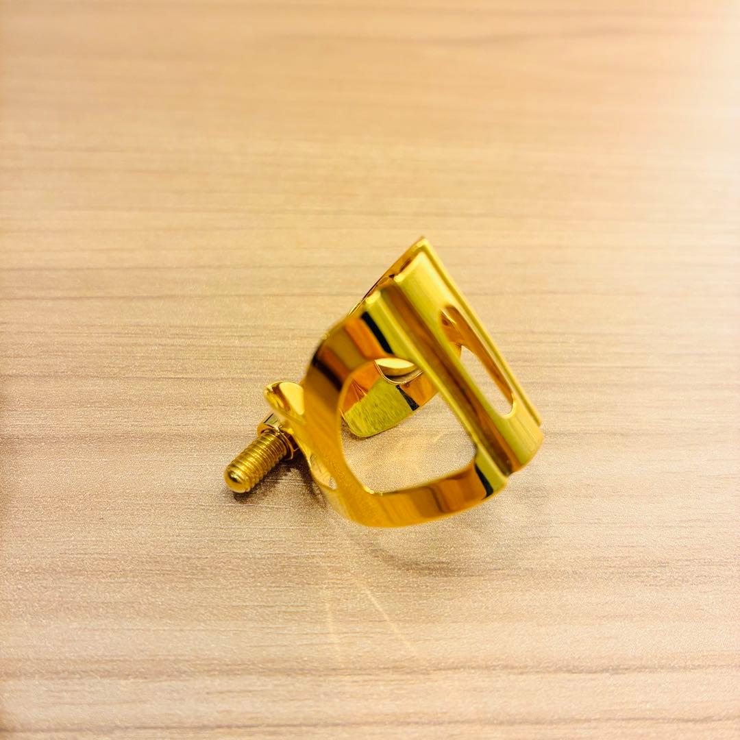 【美品】BG ソプラノサックス リガチャー L51 ゴールドプレート仕上げ