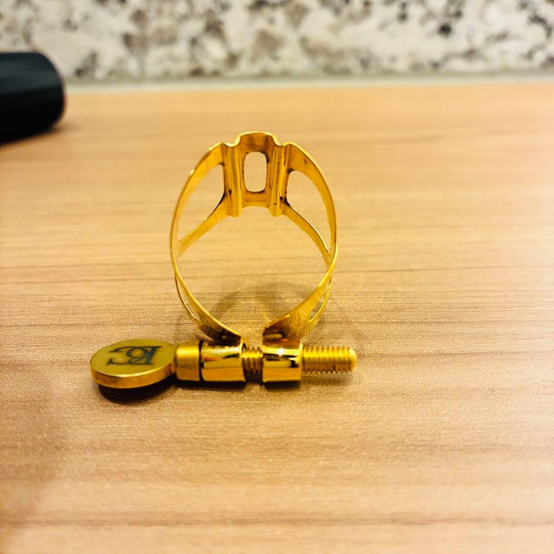 【美品】BG ソプラノサックス リガチャー L51 ゴールドプレート仕上げ