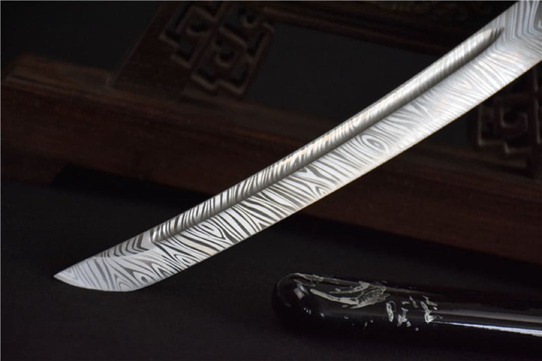 羽毛纹 刀装具 模擬刀 日本刀 模造刀 鑑賞用 武具 脇差