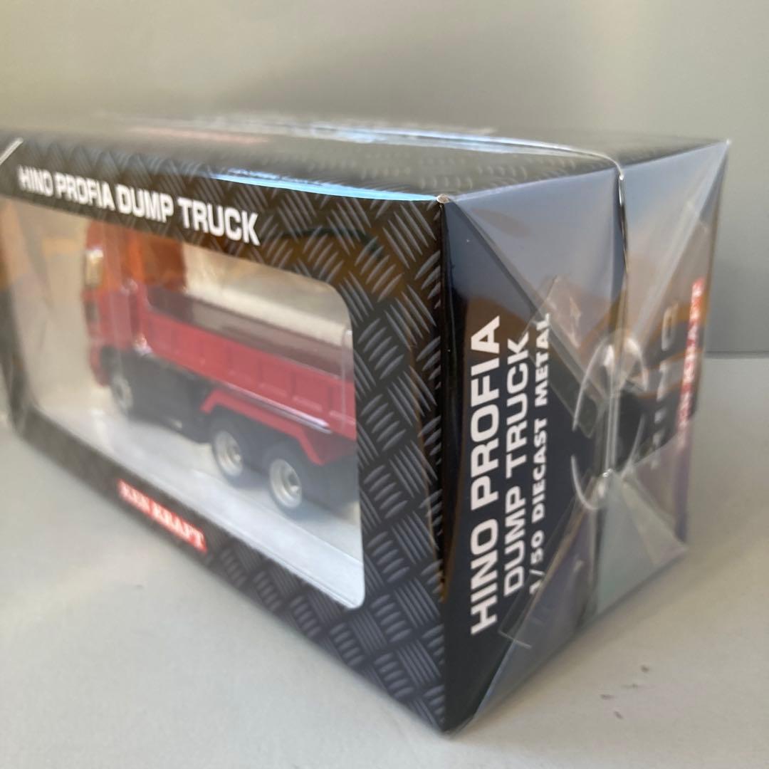 1/50 ケンクラフト　日野プロフィアダンプトラック　レッド