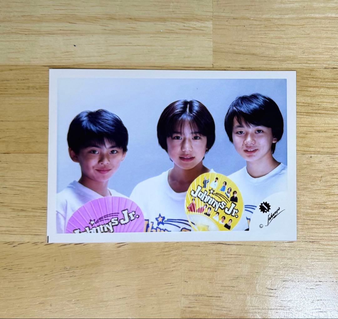 Jr時代 公式生写真 「怪談トリオ」 滝沢秀明 今井翼 川野直輝 2枚 値下げ