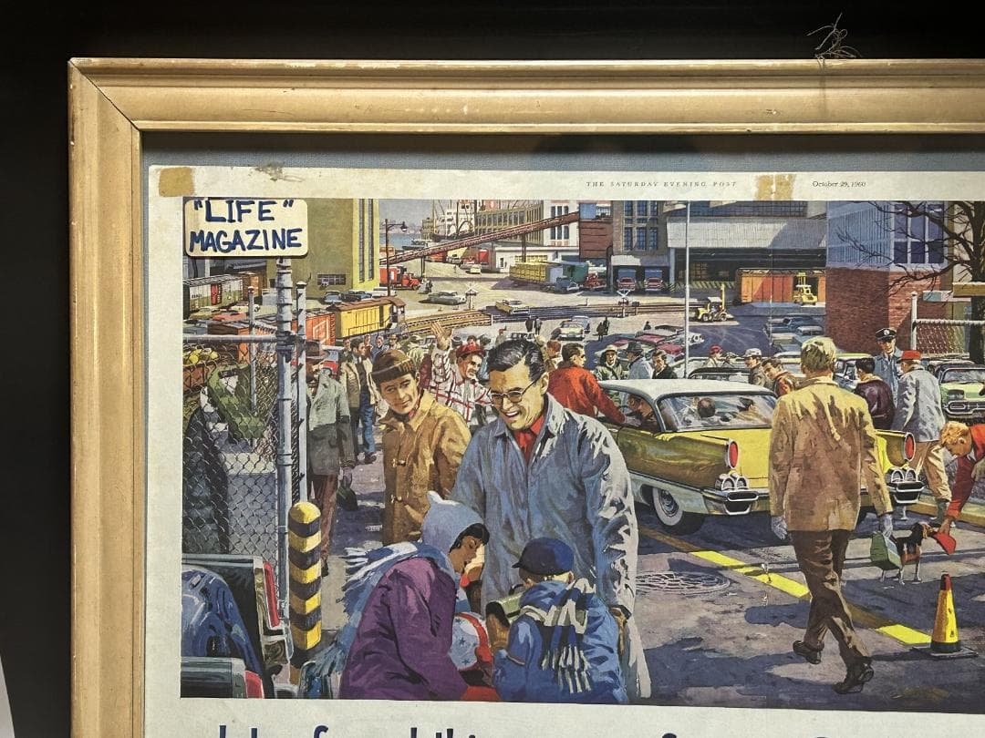 GOODYEAR　広告　アート額縁 インテリア ビンテージ LIFE　雑誌