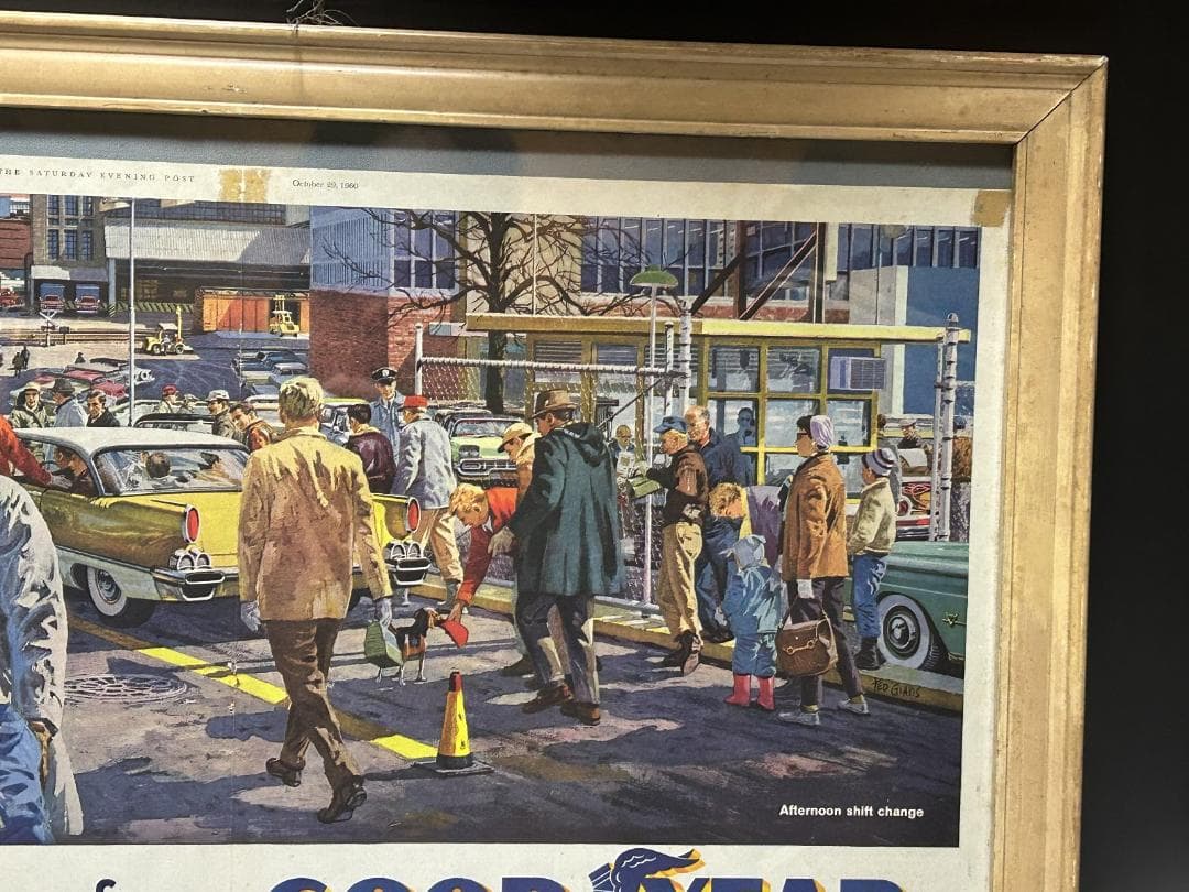 GOODYEAR　広告　アート額縁 インテリア ビンテージ LIFE　雑誌