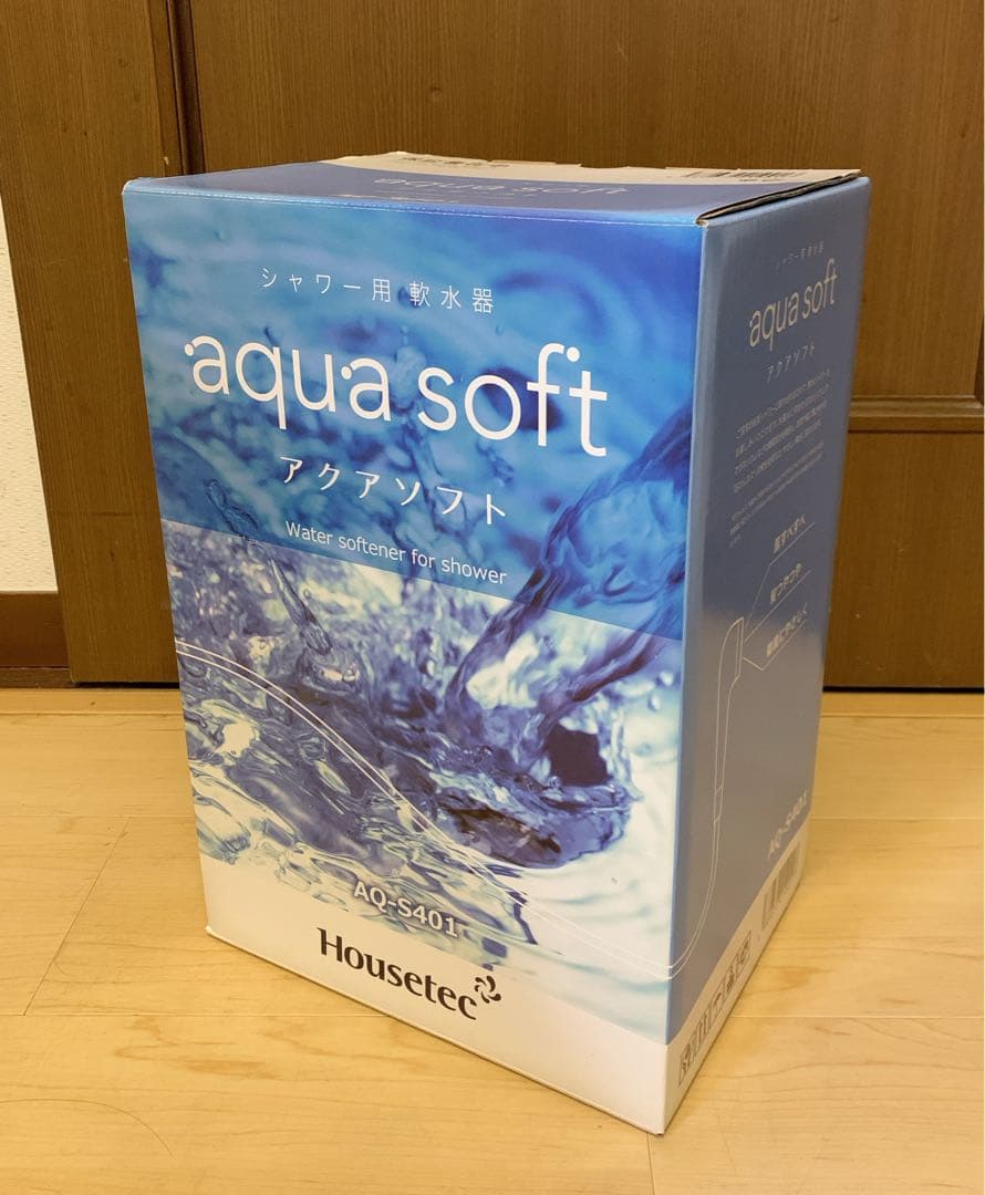 値下【未使用品】ハウステック　シャワー用軟水器 「アクアソフト」　AQ-S401