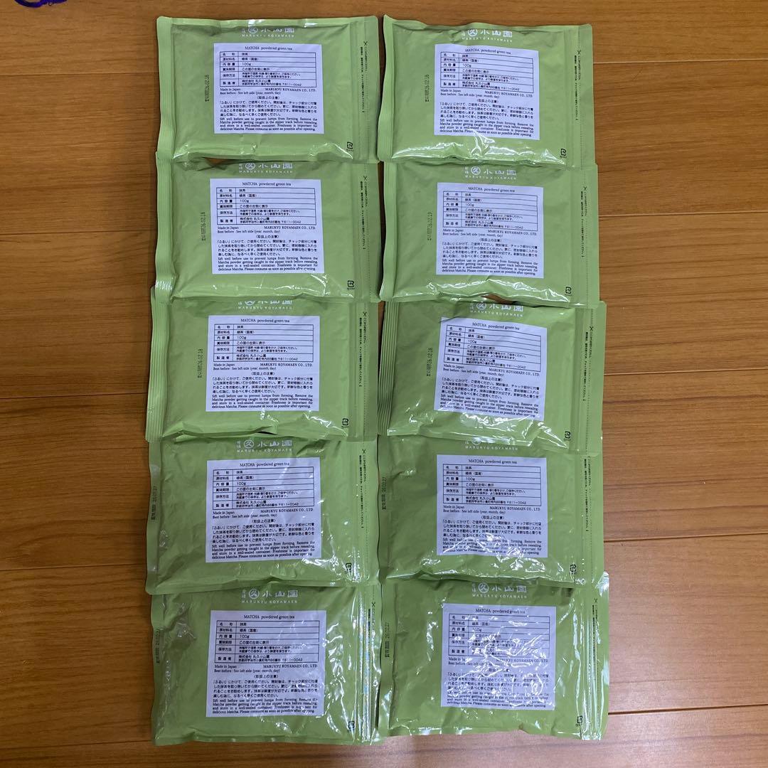 宇治 丸久小山園 抹茶 五十鈴 袋入 100g 10袋 小山園 ①