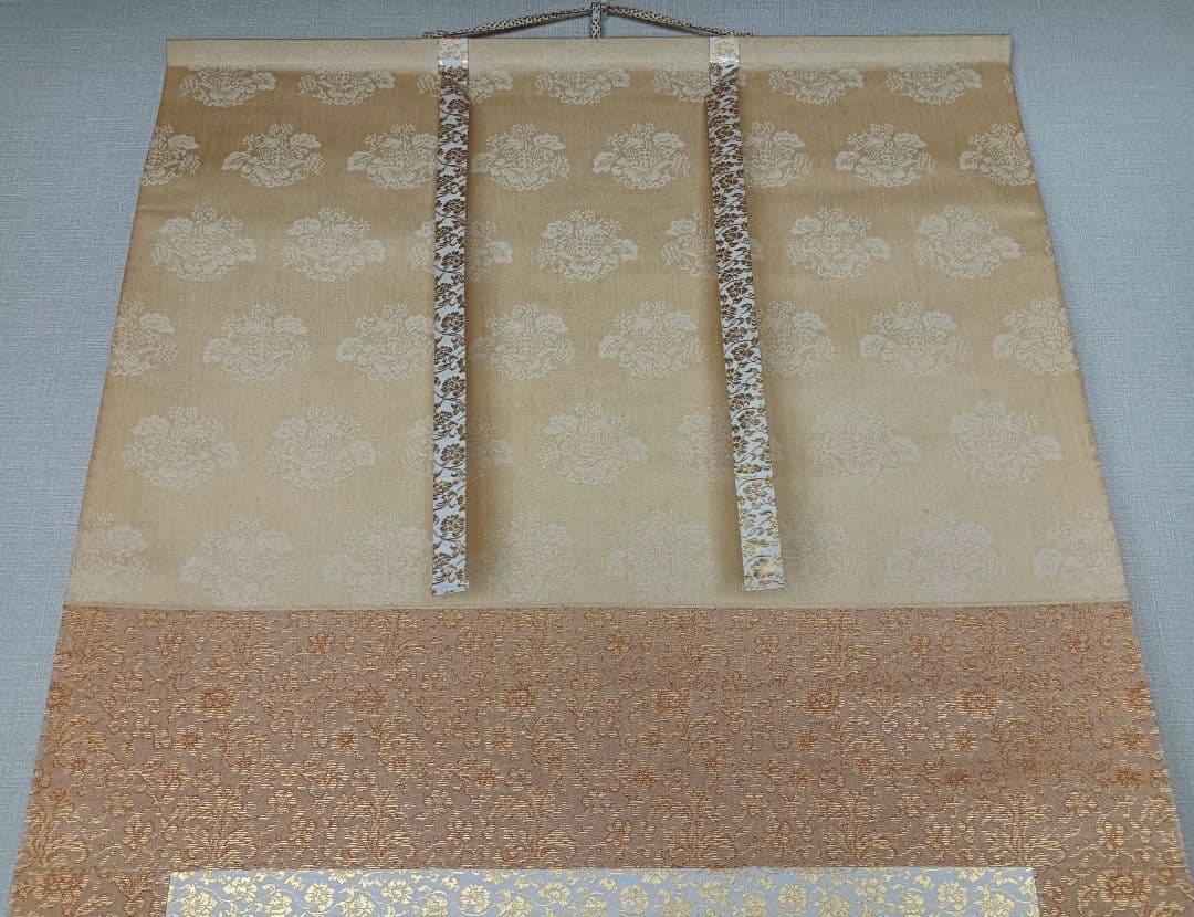 美品 軸 縁起物 おもてなし 絵 幸運 花鳥 神 中国 風水 美術 インテリア