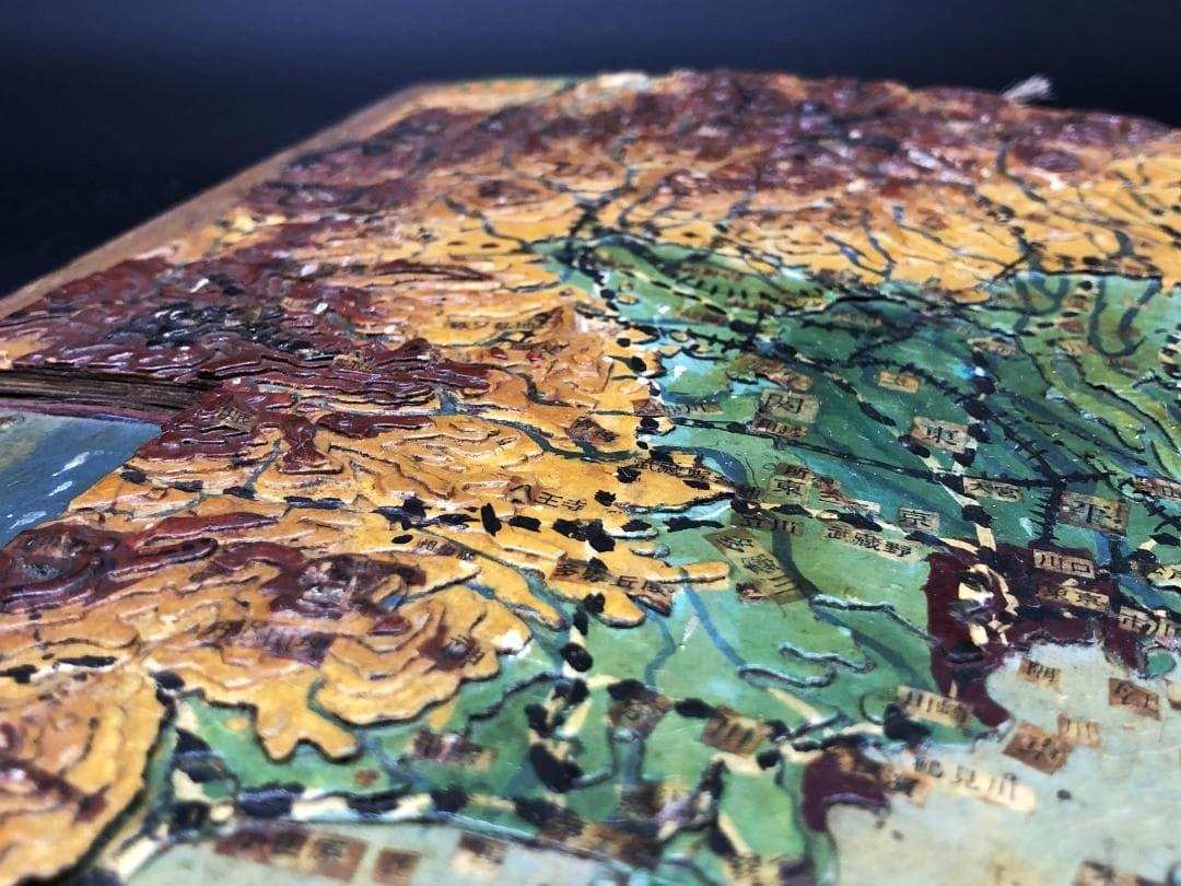 【 戦前立体古地図 】　関東地方　1：1000000　蔵出初品