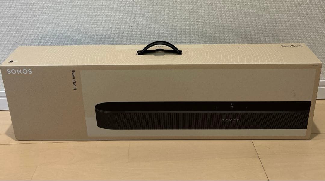 新品未使用メーカー保証付SONOSスマートサウンドバーBEAM2JP1BLK