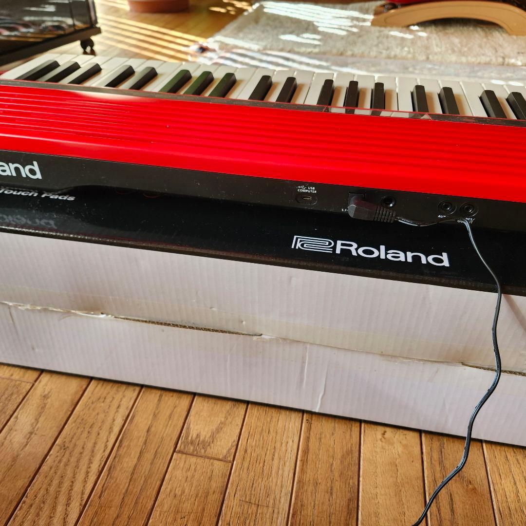 【美品】Roland GO:KEYS 61鍵 赤 レッド