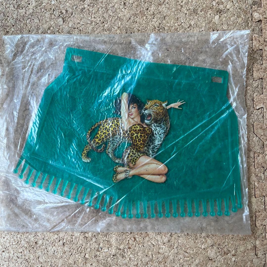 ◆50s60sデッドストック【Biemme・マッドフラップ】クリアグリーン