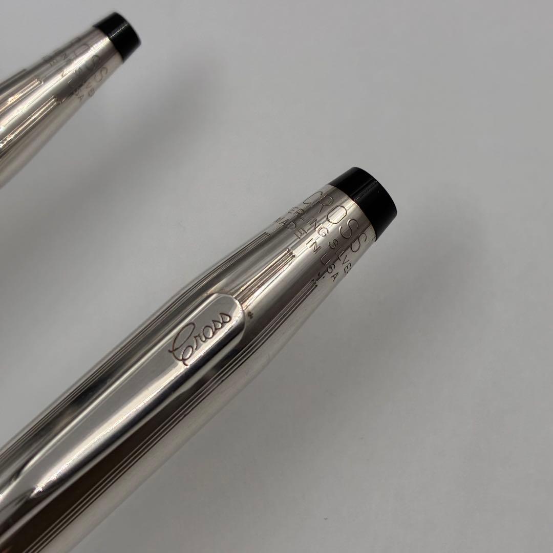 CROSS クロス センチュリー スターリングシルバー 万年筆ボールペンセット