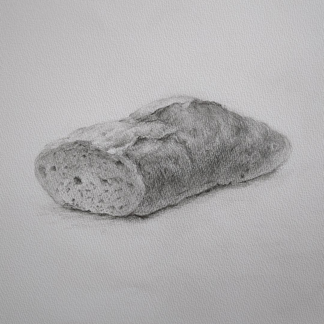 フランスパンのデッサン