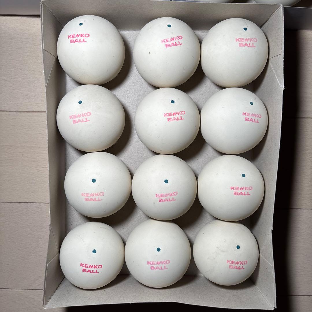 【早い者勝ち】ソフトテニス ボール ケンコー 公認球 3ダース 36球 美品