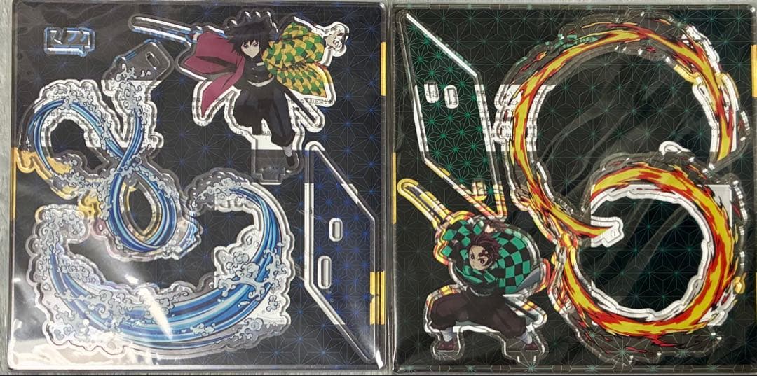 ポップアップアクリルマスコットセット ＜義勇＆しのぶ＞、＜煉獄＆炭治郎＞