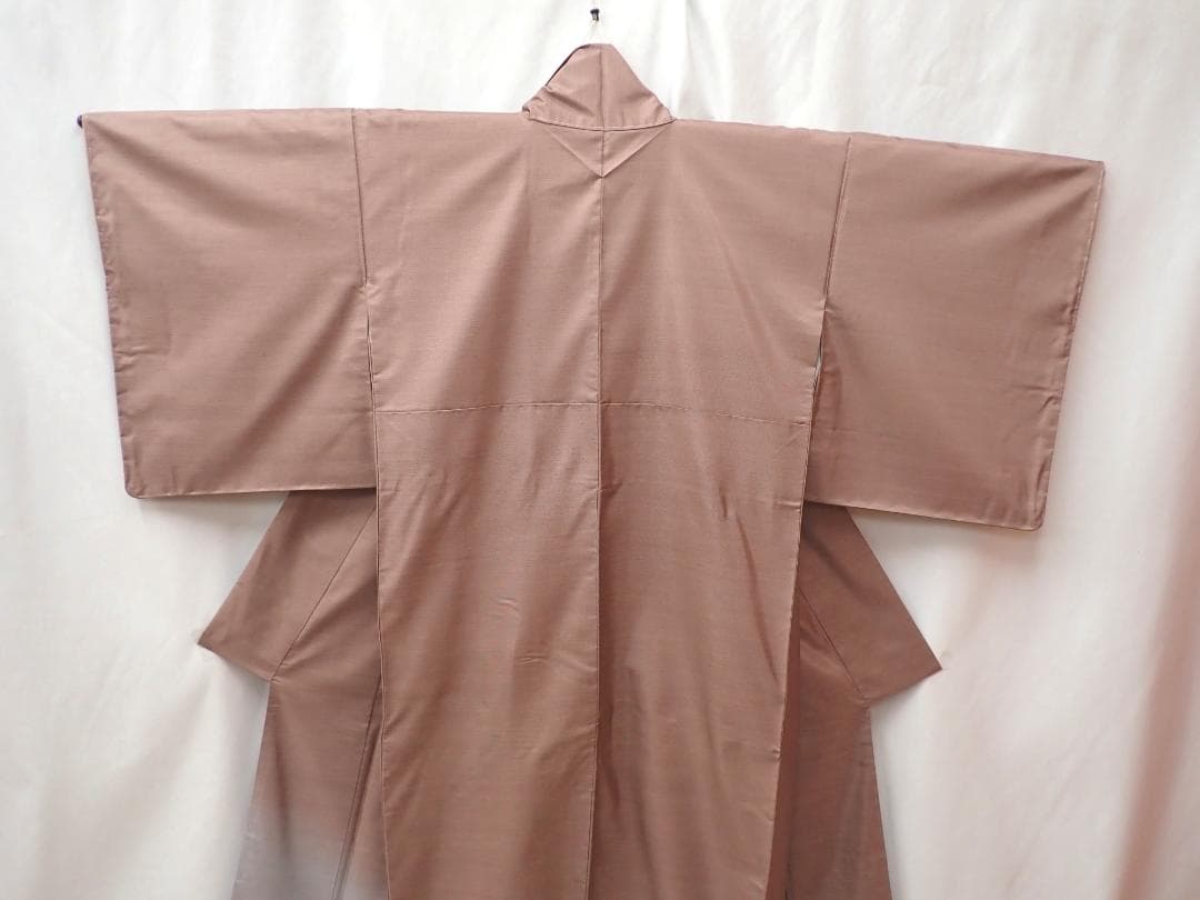 未使用 逸品 正絹 本場大島紬 9キ泥絣織訪問着 身丈156cm 鴇浅葱 証紙付