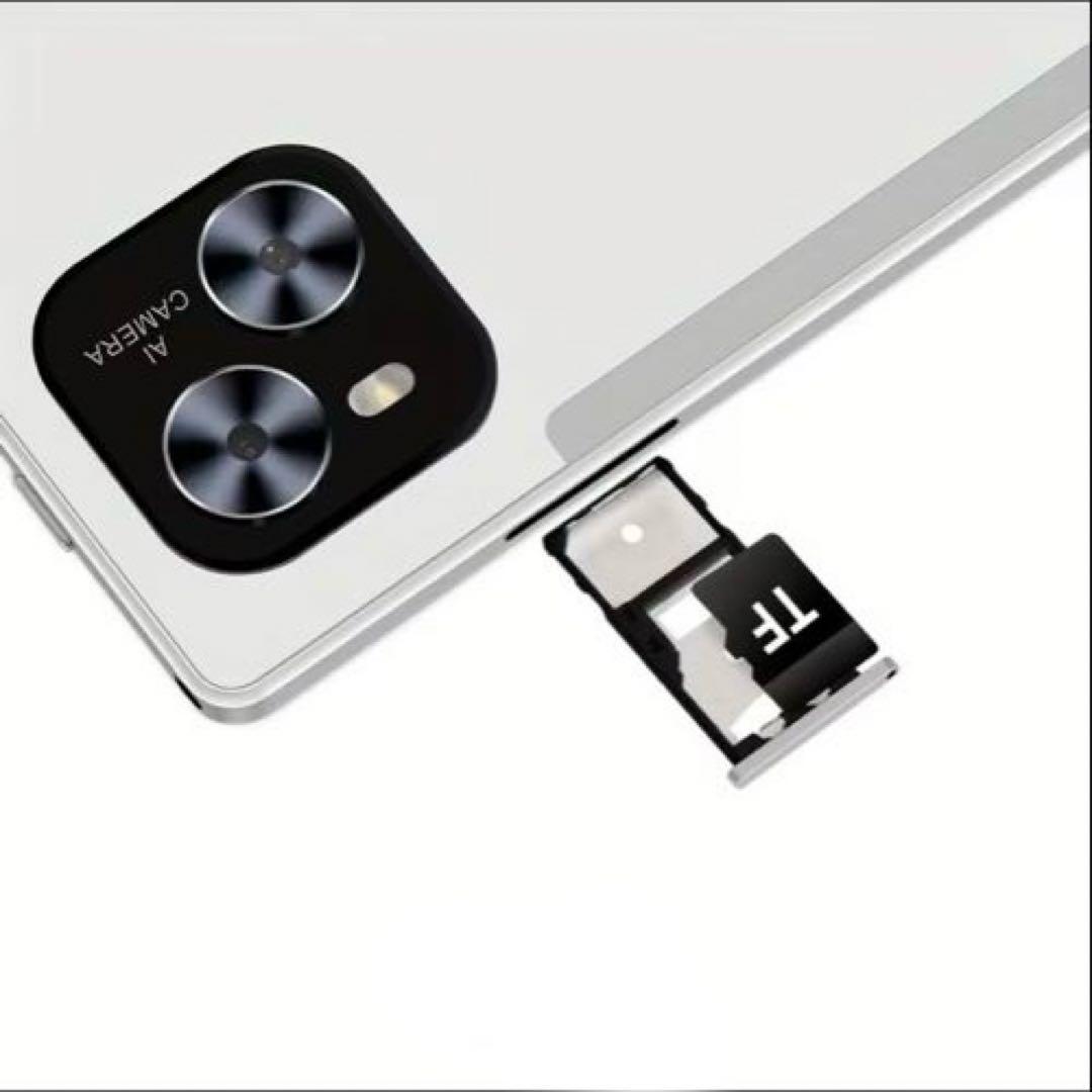 10.1インチ Android 14 OS タブレット128GB ROMシルバー