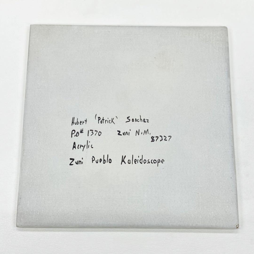 Hubert Patrick Sanchez ズニ族 アクリル画