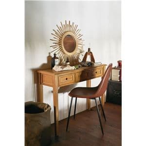 サイドテーブル幅100cmブラウン木製アンティーク調コンソール