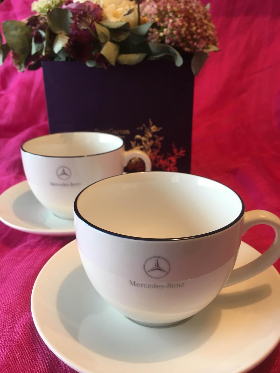 YANASE  メルセデス カップ&ソーサー 未使用品