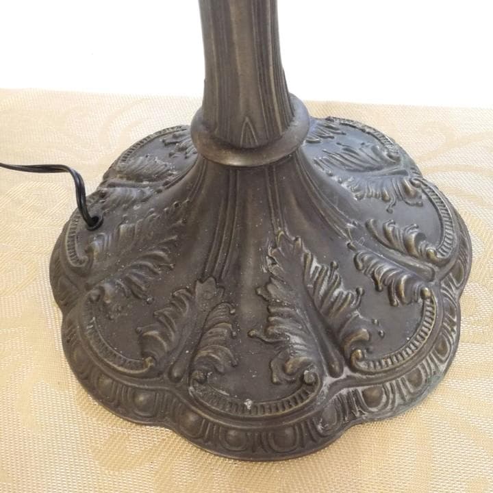 新春初売りセール◇自社配or引取限定◇アンティークステンドランプ　ブロンズベース