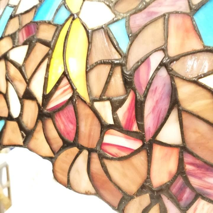 新春初売りセール◇自社配or引取限定◇アンティークステンドランプ　ブロンズベース