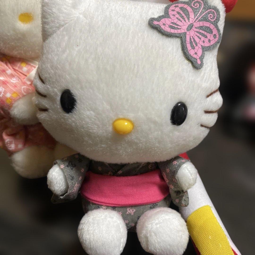 ハローキティ着物、浴衣ぬいぐるみ