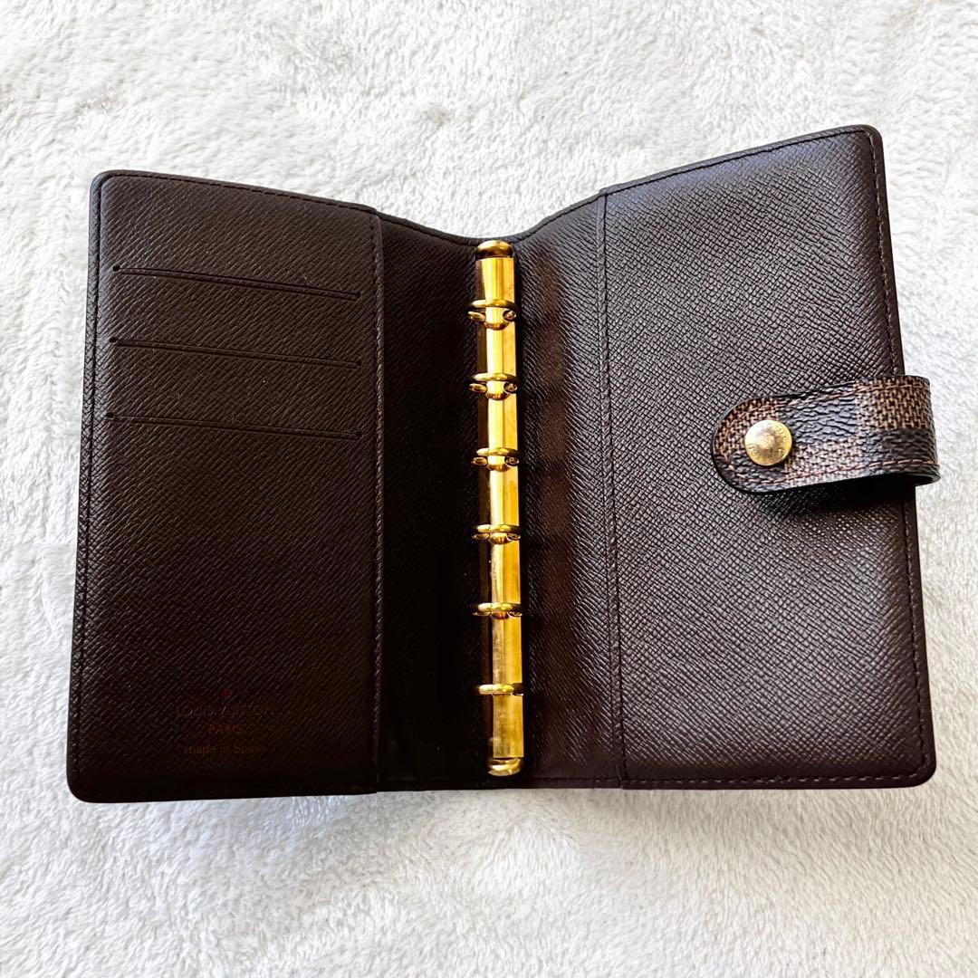 ★美品★ルイヴィトン　アジェンダPM ダミエエベヌ　手帳カバー　スケジュール帳