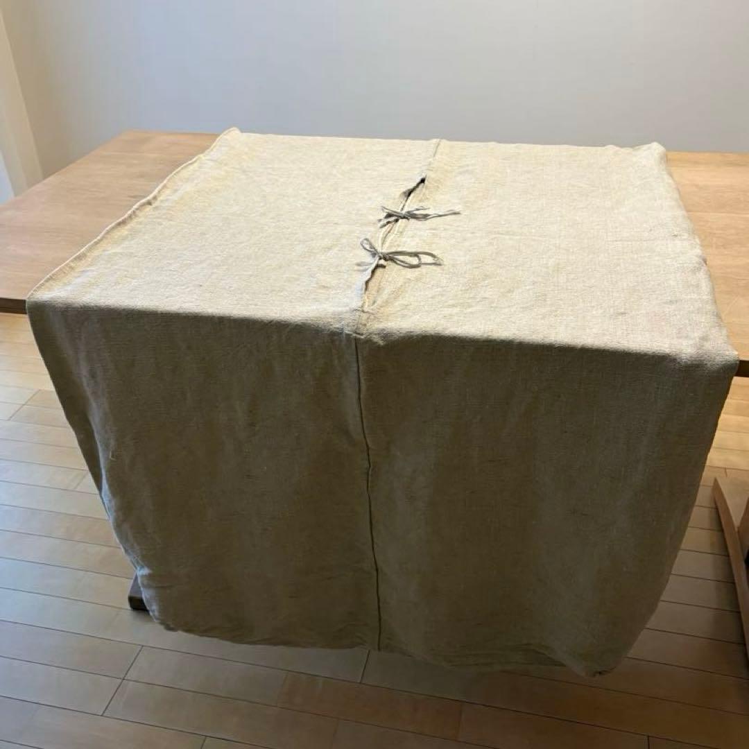 フランス　アンティーク　リネン　カバー　フランス軍用品