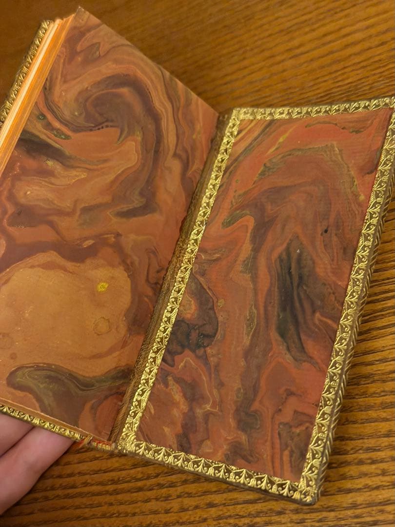 1910年 フランス アンティーク 革張り 典礼書 ミゼル 祈祷書 聖書