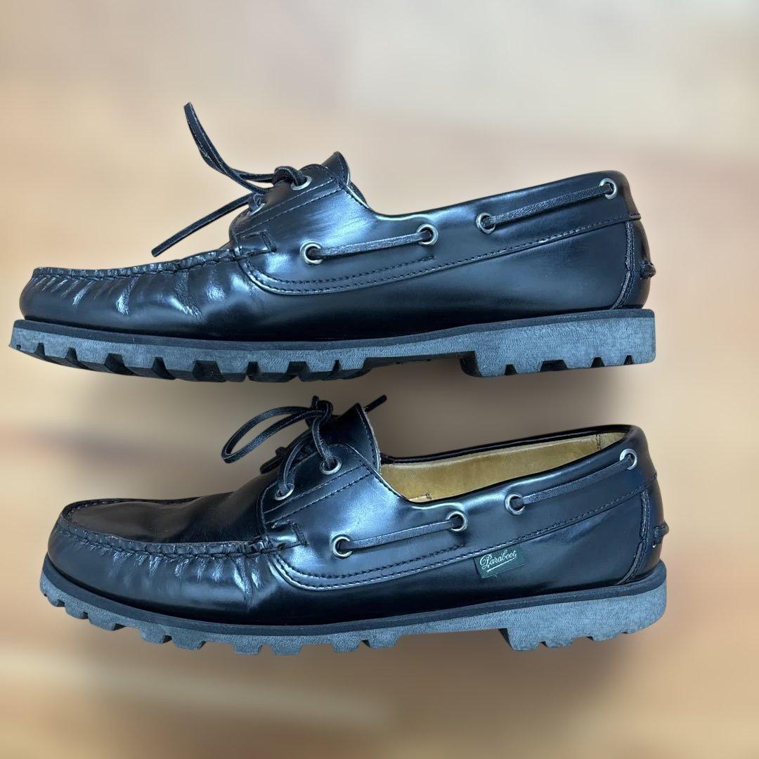 【美品】Paraboot パラブーツ malo EDIFICE別注 ブラック27