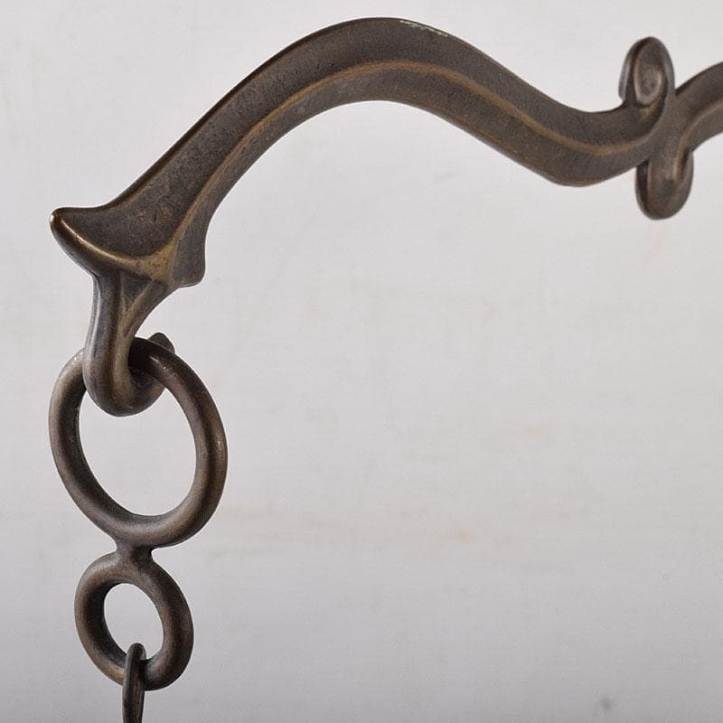 アンティーク　真鍮製　天秤はかり　置物　重さ約4.5㎏　M　R8127B