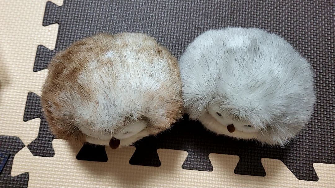 モン　スイユ　日本製　希少　レア　ふくろう　ヌイグルミ　２個セット