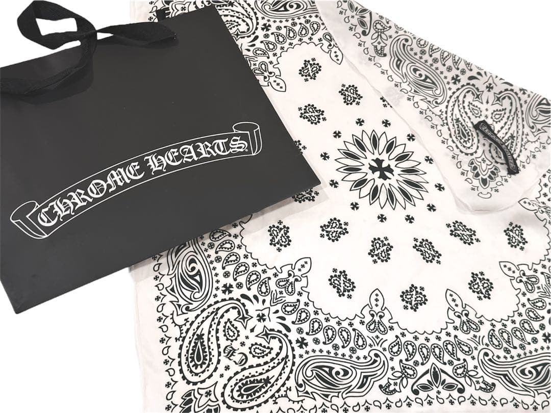 7月で掲載終了【美品】クロムハーツ/シルクバンダナ