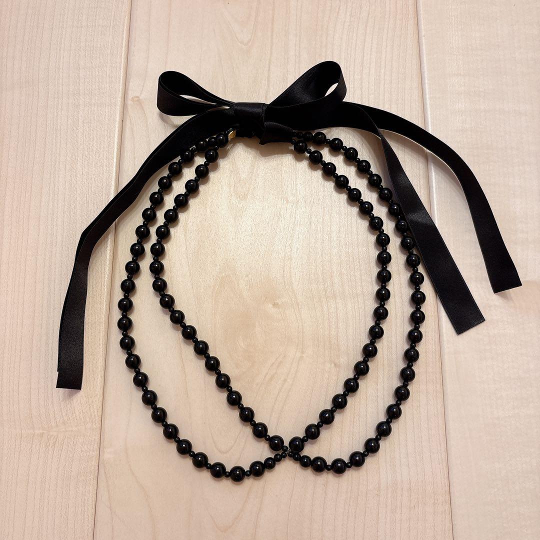 【セット】Katie ロゼット ビッグ缶バッジ ネックレス チョーカー