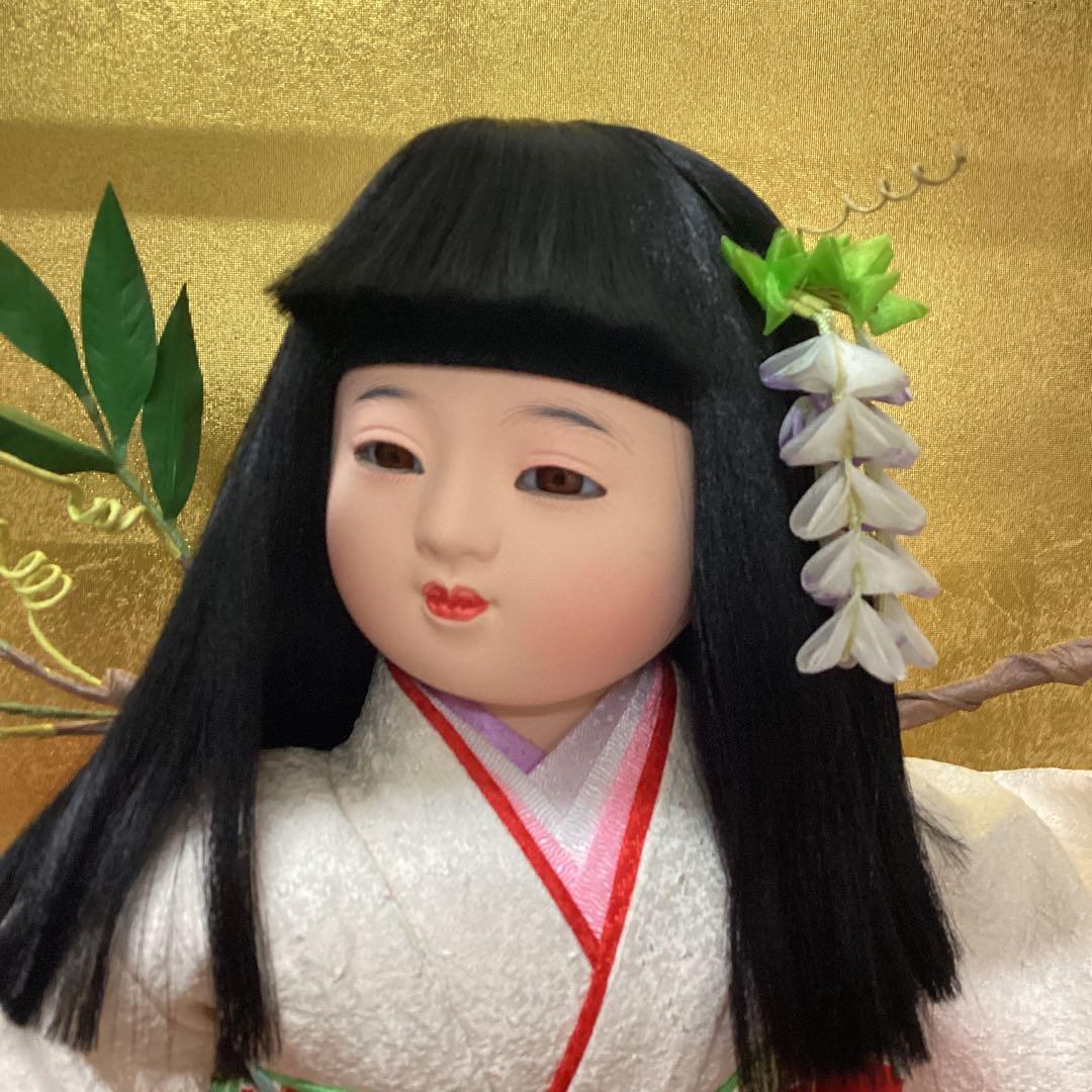 舞踊人形　藤娘　正絹