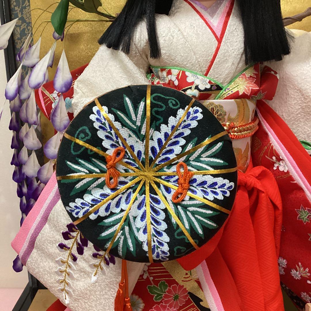 舞踊人形　藤娘　正絹