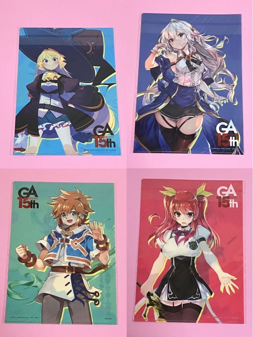 【激レア100人限定品】GA15周年記念 クリアファイル 全15枚セット