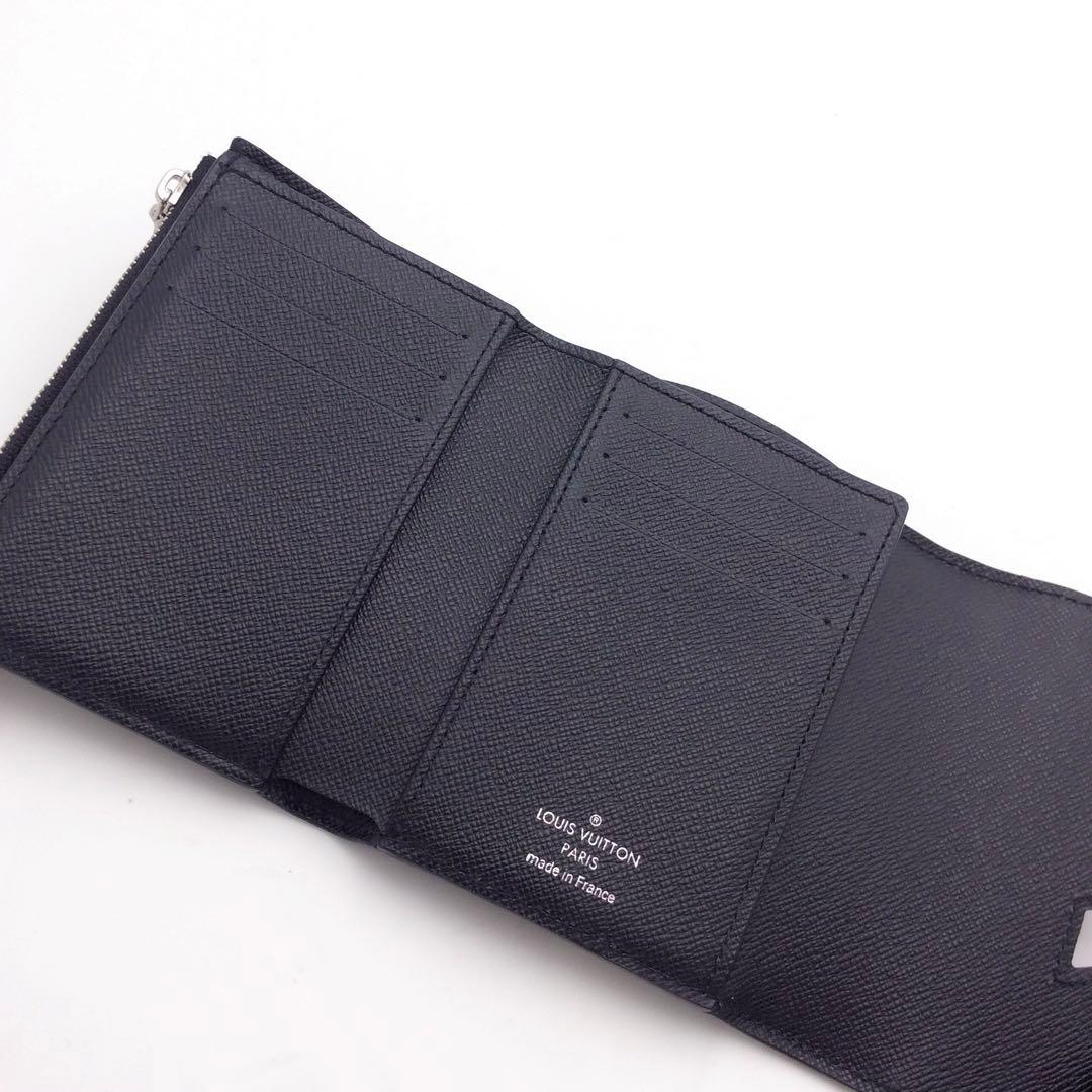 ルイヴィトン エピ ポルトフォイユ ツイスト コンパクト 黒 三つ折り財布