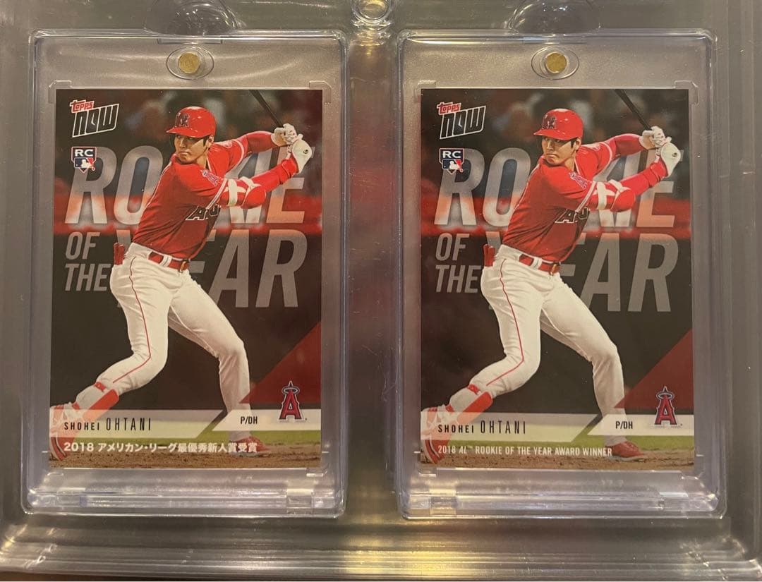 【極美品】大谷翔平ルーキーカード2018新人王（日・英）セット
