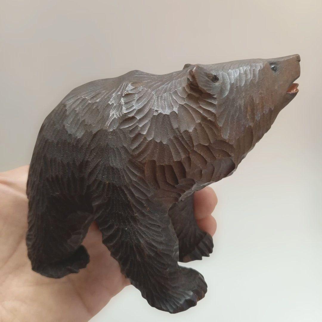 木彫り熊　八雲　民芸　木彫りの熊