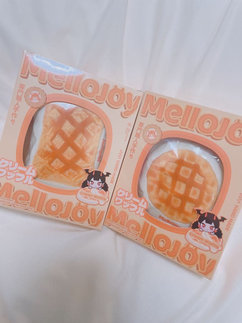 MelloJoy メロジョイ スクイーズ クリームワッフル マル スクエア