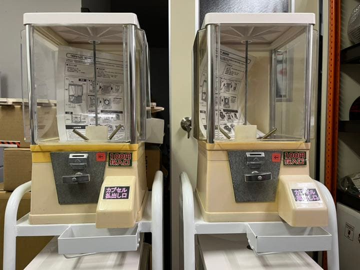 配達相談　ガチャコップ4台　九州長崎佐賀福岡山口熊本大分イベントガチャガチャ本体